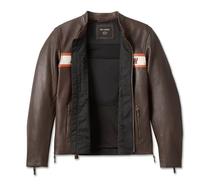 Harley-Davidson Men’s Genuine Leather Motorcycle Jacket