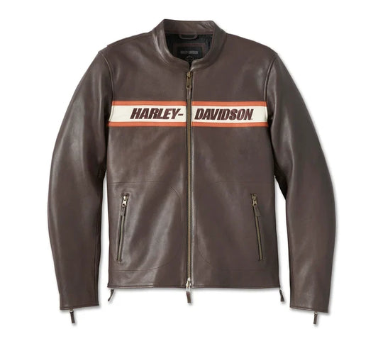 Harley-Davidson Men’s Genuine Leather Motorcycle Jacket