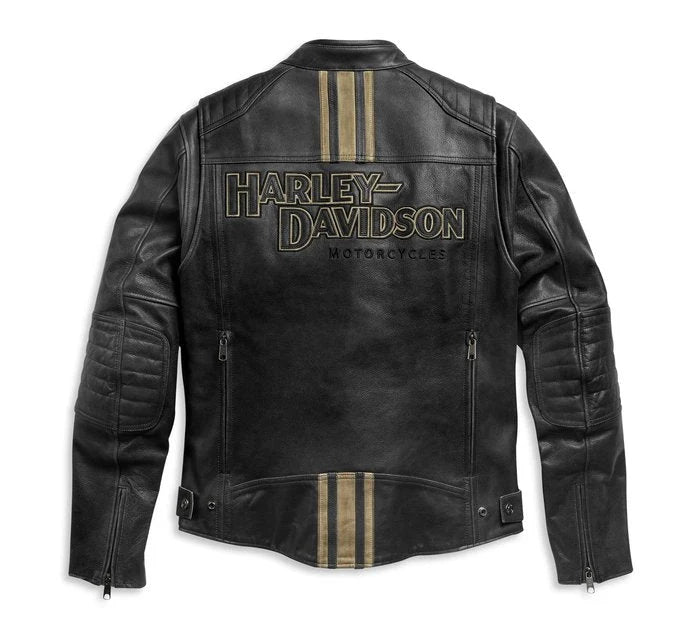 Harley Davidson Leather Motorcycle Riding Jacket