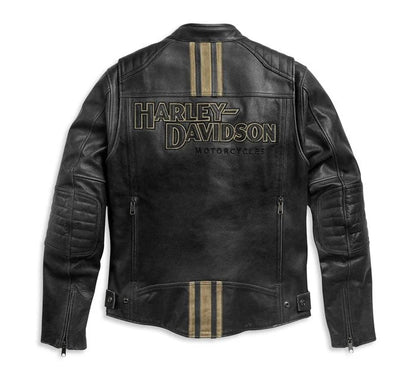 Harley Davidson Leather Motorcycle Riding Jacket