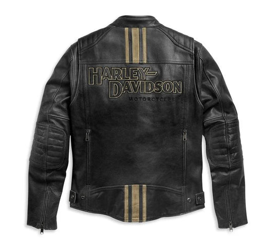 Harley Davidson Leather Motorcycle Riding Jacket