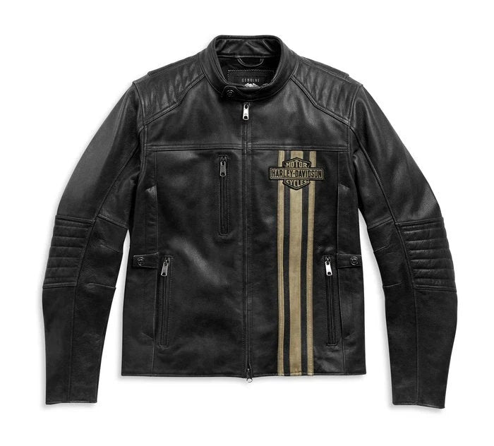 Harley Davidson Leather Motorcycle Riding Jacket