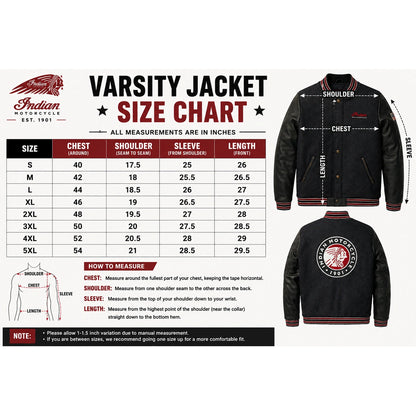 Indian Motorcycle Varsity Jacket
