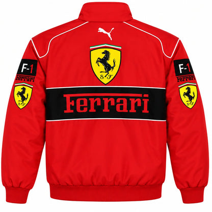 Ferrari racing jacket vintage motorsport back view