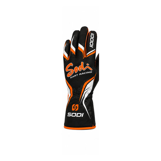 Sodi Kart Racing Gloves Black Orange White – Go Kart Gloves