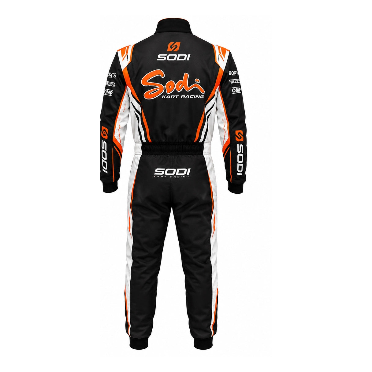 Sodi Kart Racing Suit Black Orange White – Go Kart Racing Suit