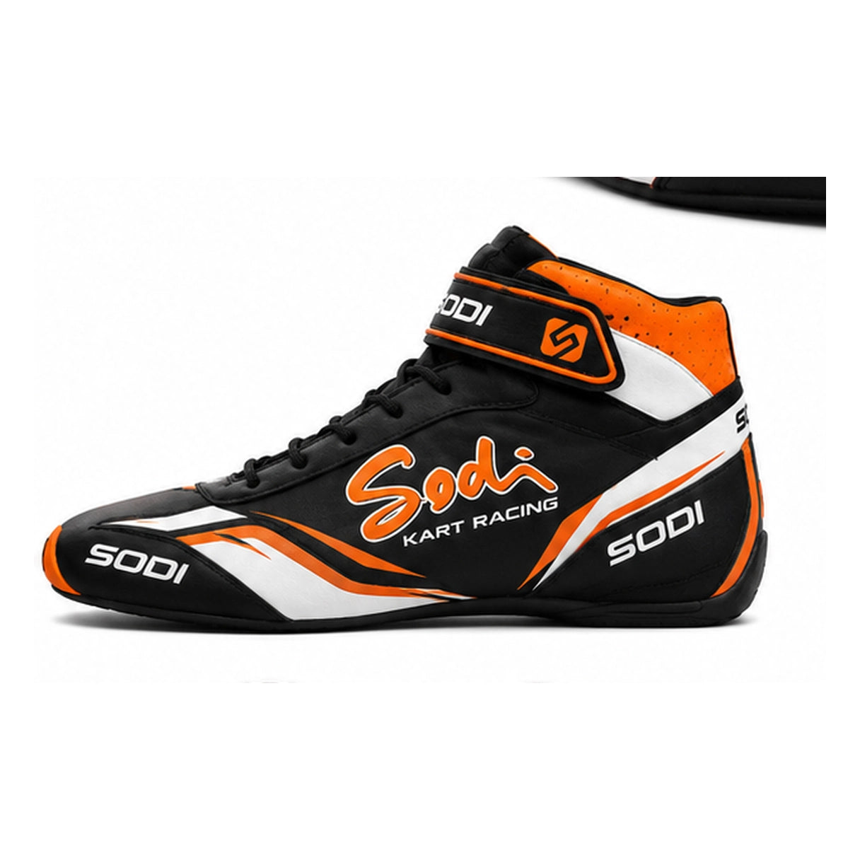 Sodi Kart Racing Shoes Black Orange White – Go Kart Shoes
