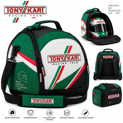 Tony Kart Helmet Bag | Karting Racing Helmet Carry Bag & Motorsport Gear Bag