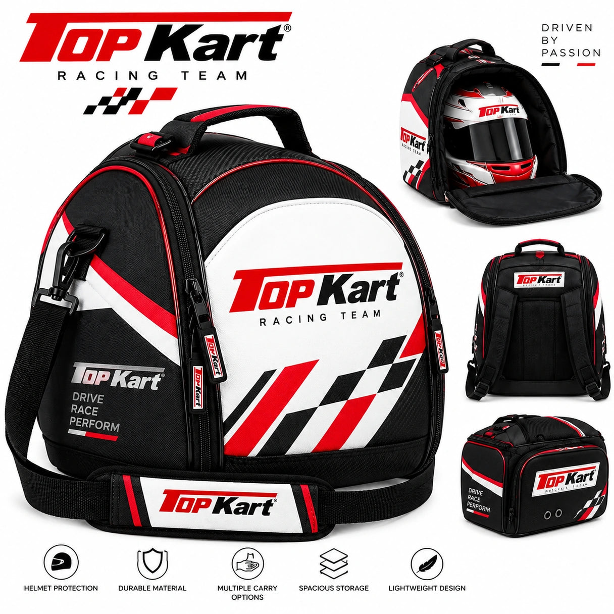 Top Kart Racing Bag | Karting Helmet Bag & Motorsport Gear Bag