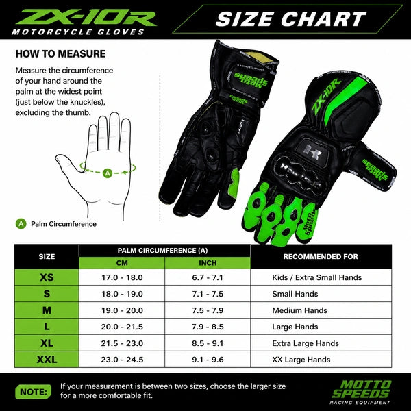 ZX10R Motorcycle Racing Gloves – Protective Riding Gloves