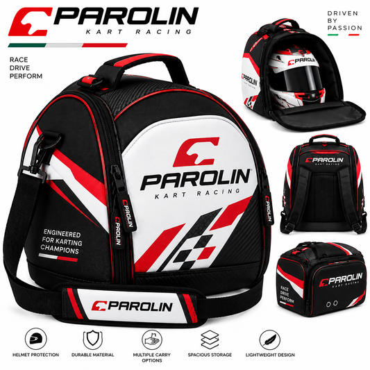 Parolin Kart Racing Bag | Karting Helmet Bag & Motorsport Gear Bag