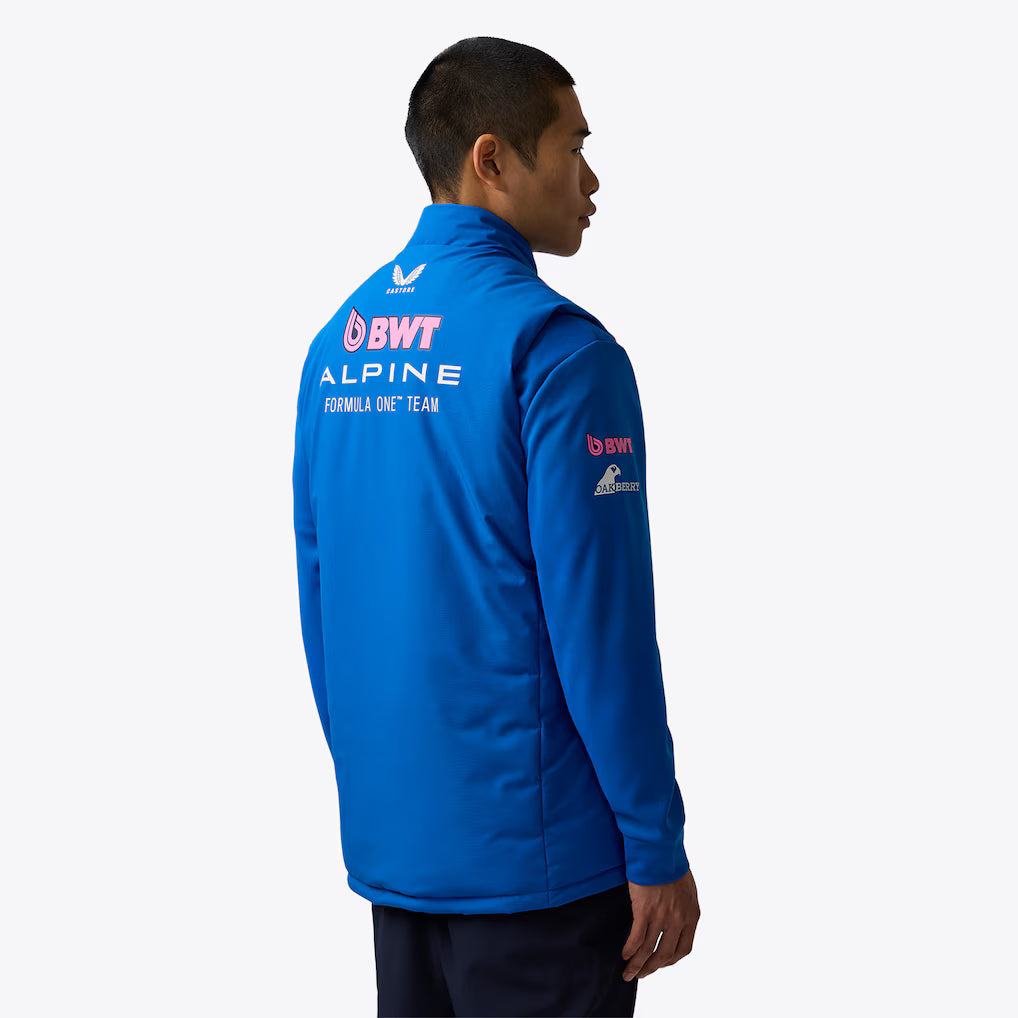 Alpine F1 Team 2026 Replica Gilet | Premium Formula 1 Hooded Padded Vest