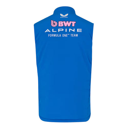 Alpine F1 Team 2026 Replica Gilet | Premium Formula 1 Hooded Padded Vest