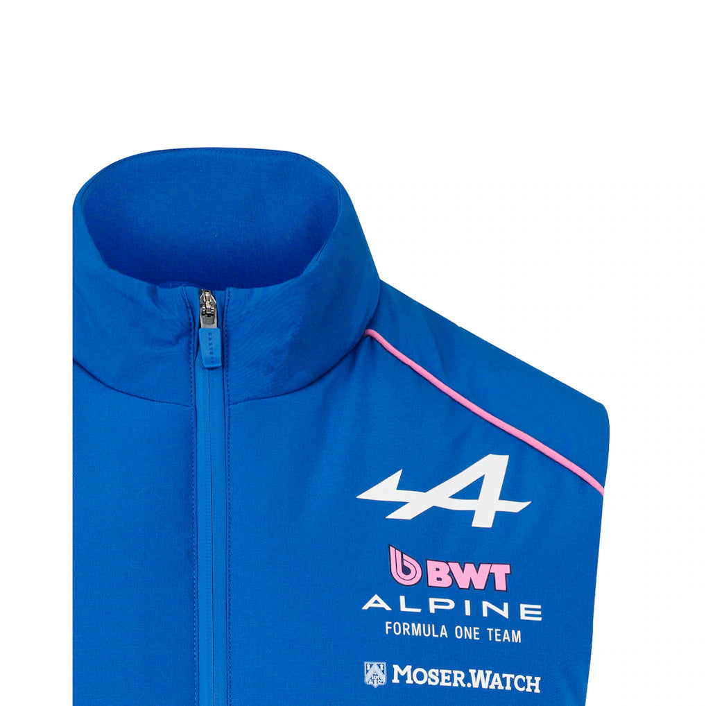 Alpine F1 Team 2026 Replica Gilet | Premium Formula 1 Hooded Padded Vest