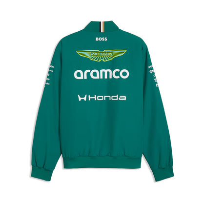 Aston Martin Aramco Cognizant F1 2026 Team Bomber Jacket Replica | Premium Formula 1 Racing Jacket Unisex