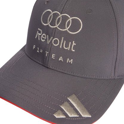 Audi F1 2026 Team Baseball Cap Grey Strata | Formula 1 Racing Adjustable Hat