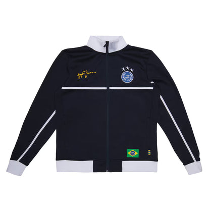 Ayrton Senna Brazil Replica Track Jacket | Formula 1 Brazilian Motorsport Zip Jacket Unisex