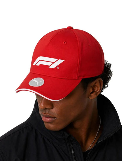 Formula 1 F1 Logo Red Cap | Adjustable Motorsport Baseball Hat for Men & Women