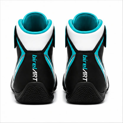 Birel ART Turquoise Black Karting Racing Shoes – Professional Motorsport Footwear
