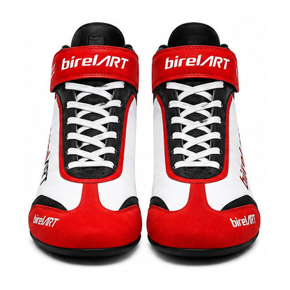 BirelART Red White Black Racing Shoes – Karting & Motorsport Shoes