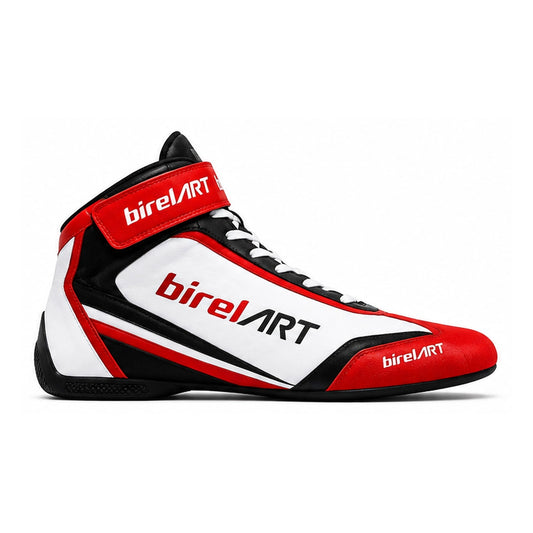 BirelART Red White Black Racing Shoes – Karting & Motorsport Shoes
