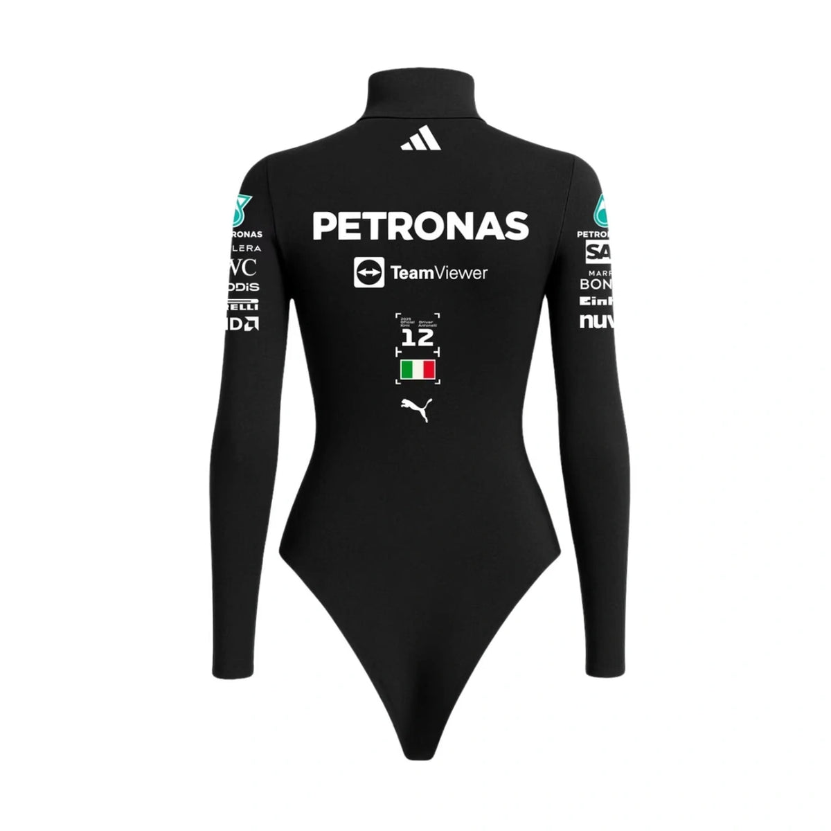 Black Racing Bodysuit for Women | Long Sleeve Motorsport Racing Suit