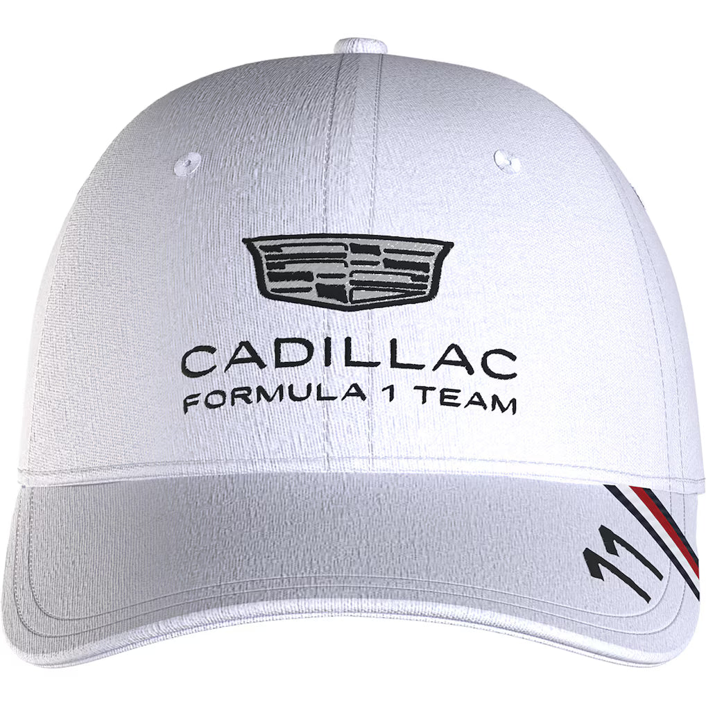 Cadillac Tommy Hilfiger 2026 Sergio Perez Team Cap White | F1 Formula 1 Racing Adjustable Hat