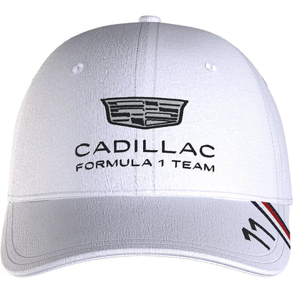 Cadillac Tommy Hilfiger 2026 Sergio Perez Team Cap White | F1 Formula 1 Racing Adjustable Hat