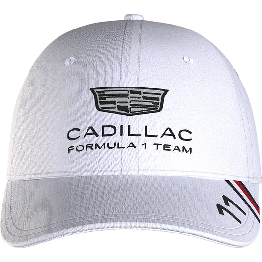 Cadillac Tommy Hilfiger 2026 Sergio Perez Team Cap White | F1 Formula 1 Racing Adjustable Hat