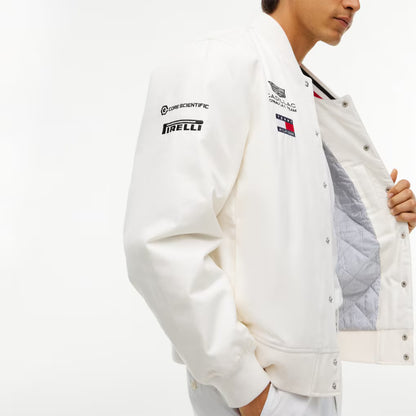 Cadillac Formula 1 Team Replica Silverstone GP Varsity Jacket Unisex Motorsport Bomber Jacket Racing Jacket Premium Teamwear
