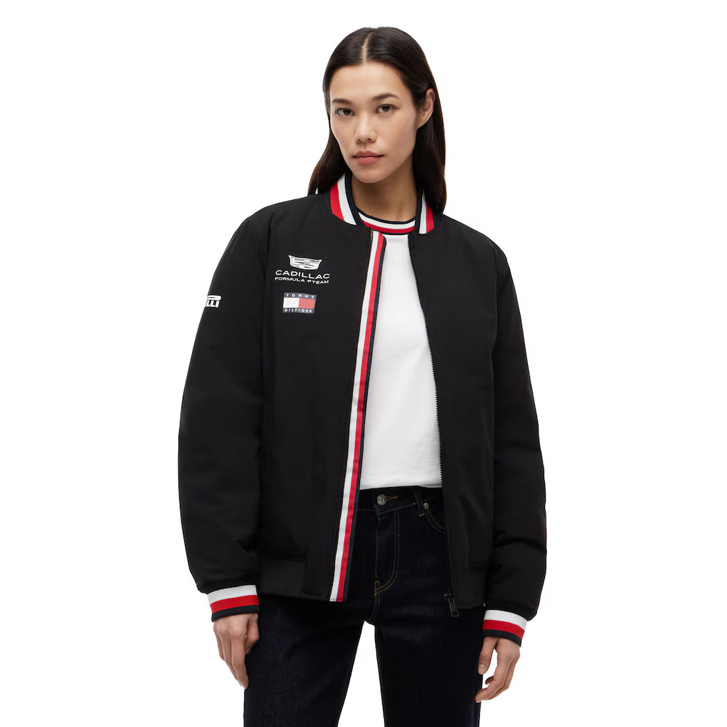 Cadillac Tommy Hilfiger Team Replica Varsity Jacket Unisex | Formula 1 Bomber Motorsport Jacket