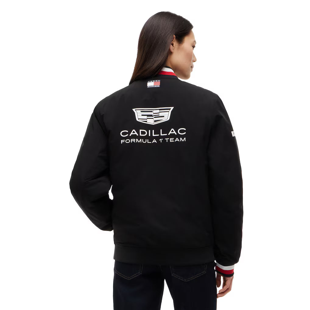 Cadillac Tommy Hilfiger Team Replica Varsity Jacket Unisex | Formula 1 Bomber Motorsport Jacket
