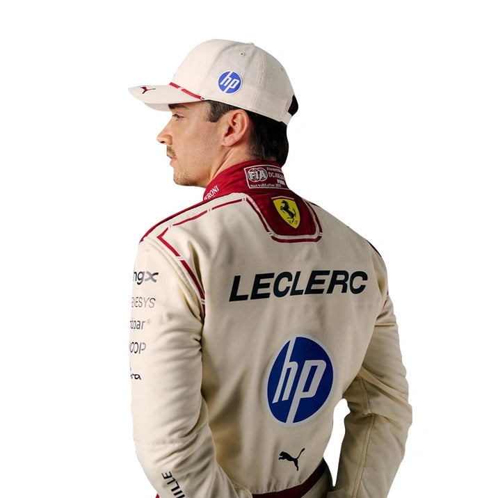 2026 Charles Leclerc Ferrari F1 Racing Suit Replica – HP Driver Costume Apex Karting Gear