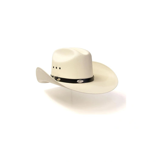Apex Classic White Cowboy Hat – Western Straw Cattleman Hat for Men & Women