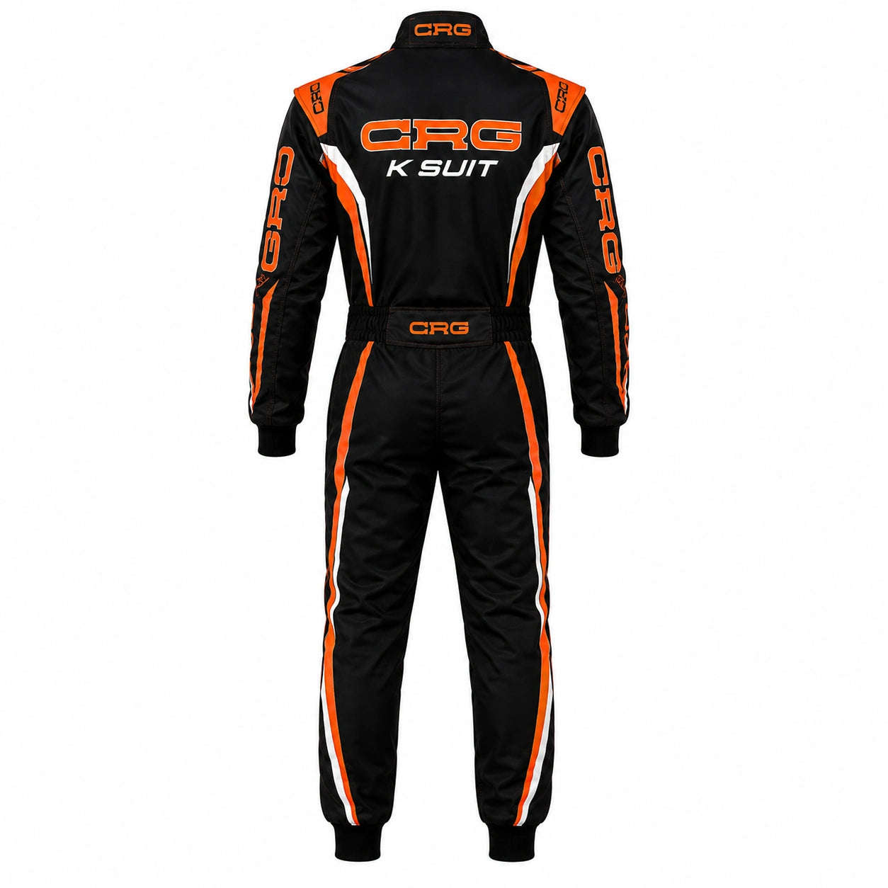 CRG K Suit Black Orange Karting Racing Suit – Professional Go Kart Suit