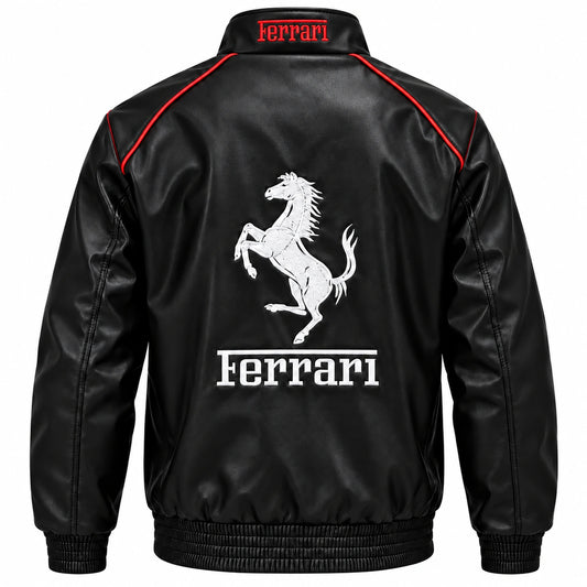 Italian Racing Heritage Jacket – Vintage Motorsport Leather