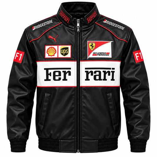 Italian Racing Heritage Jacket – Vintage Motorsport Leather