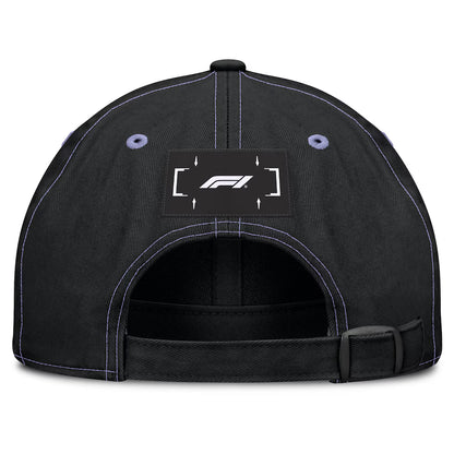 Formula 1 Blast Unstructured Black Cap | Adjustable F1 Racing Hat for Men & Women