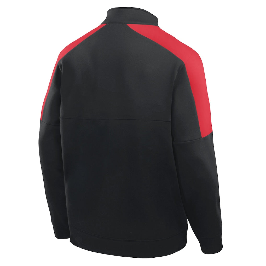 Formula 1 Classic Half Zip Sweat Top Black Red Unisex F1 Pullover Sweatshirt Premium Motorsport Casual Jacket