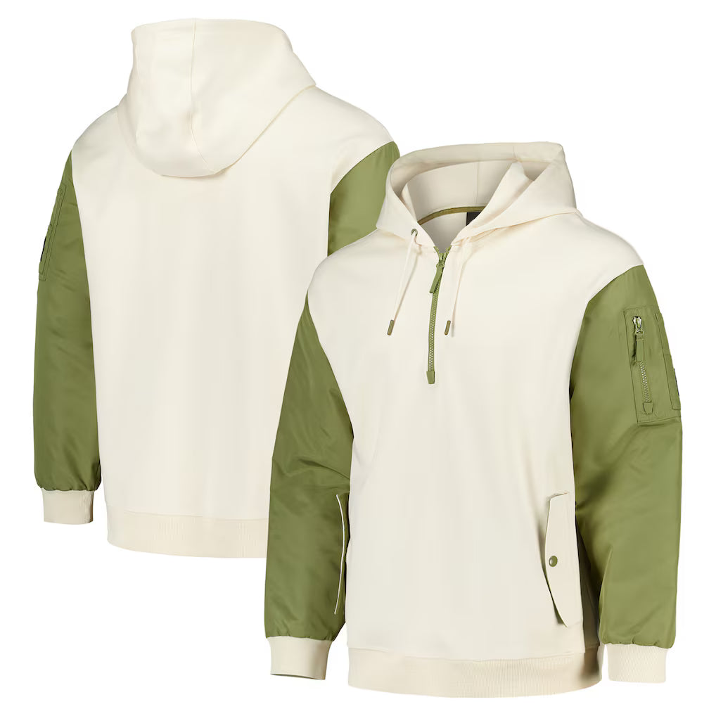 Formula 1 Elements Hybrid Quarter Zip Replica Hoodie | Unisex Motorsport Pullover Hooded Sweatshirt