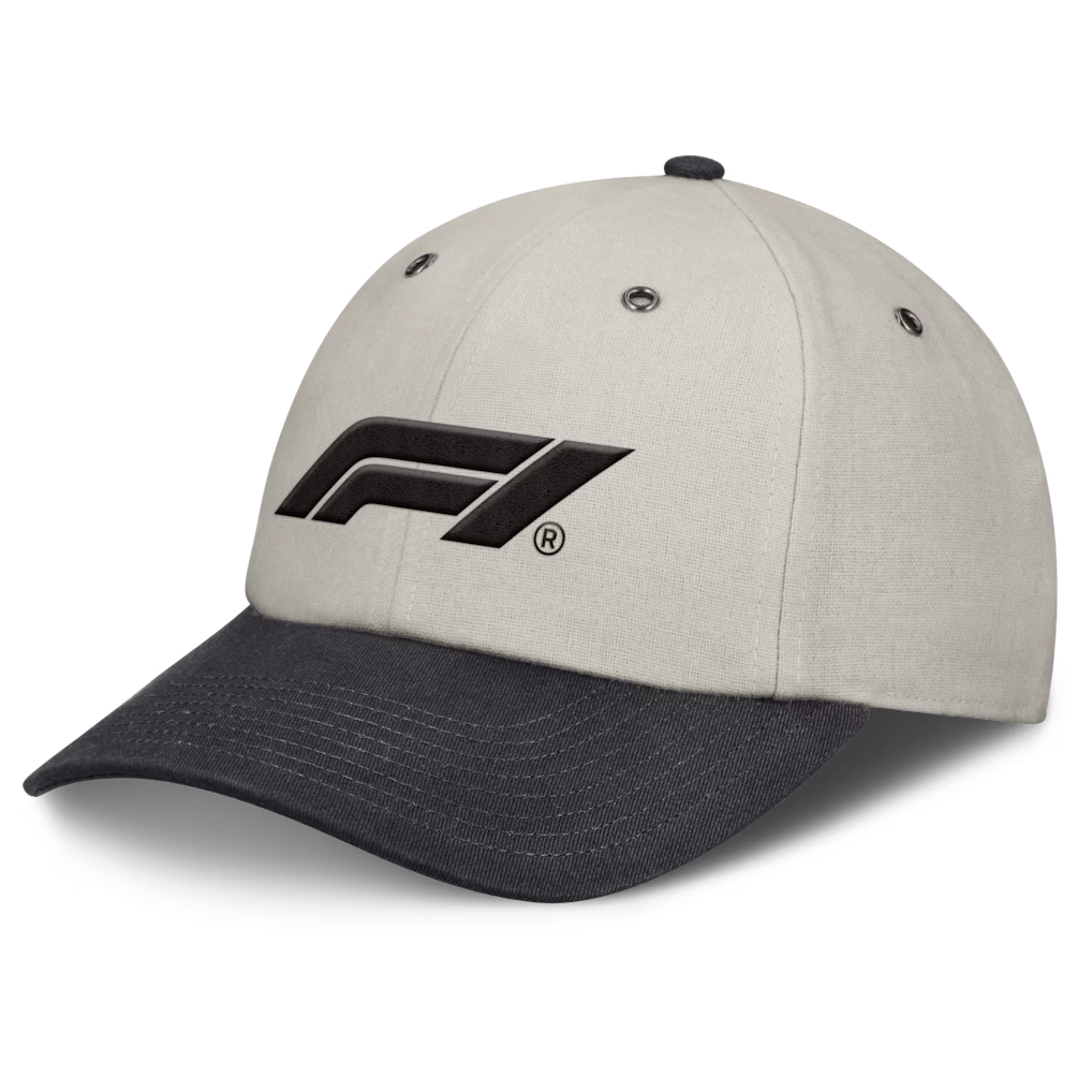 Formula 1 Frame Unstructured Cap Cream Unisex F1 Baseball Hat