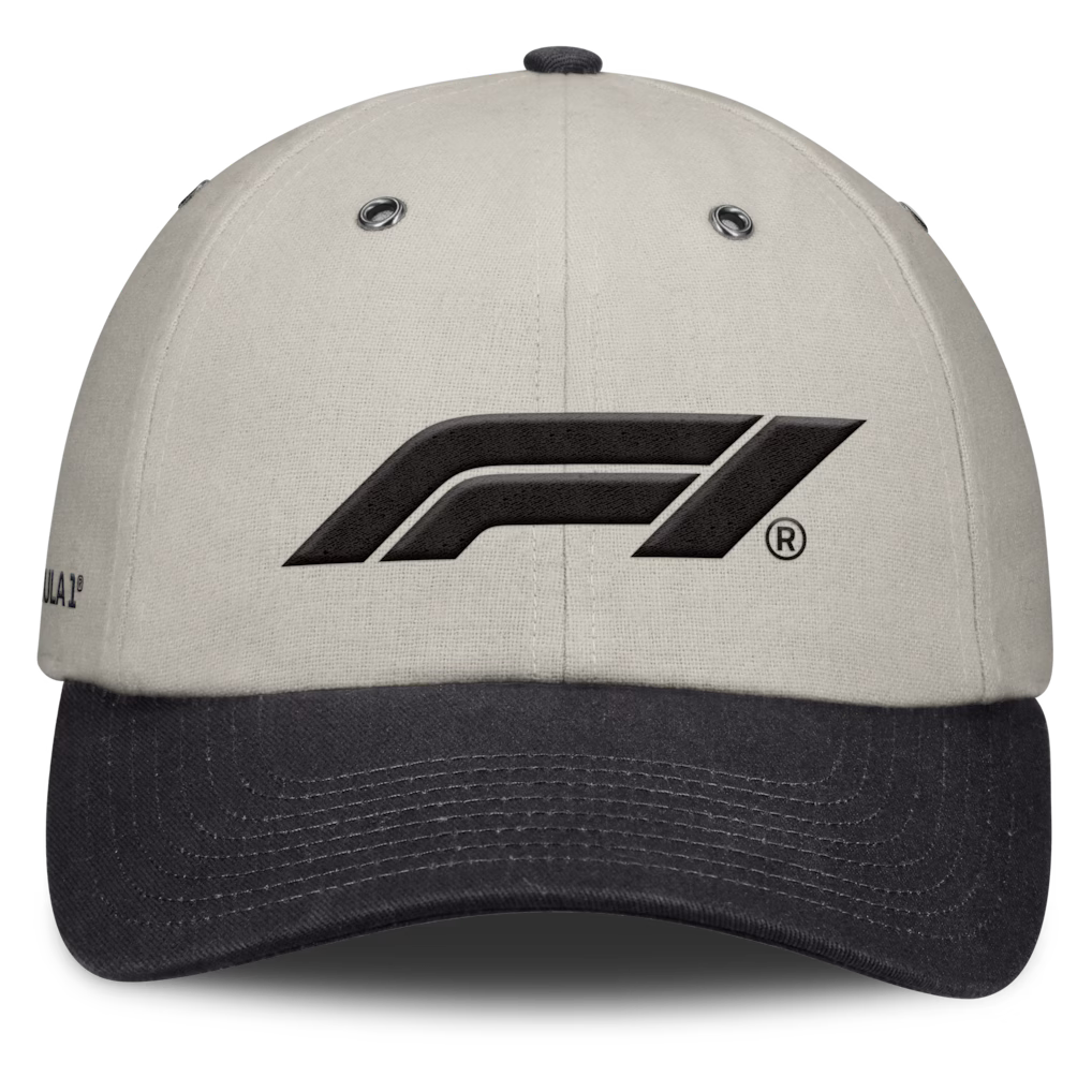 Formula 1 Frame Unstructured Cap Cream Unisex F1 Baseball Hat