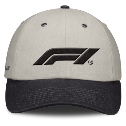 Formula 1 Frame Unstructured Cap Cream Unisex F1 Baseball Hat