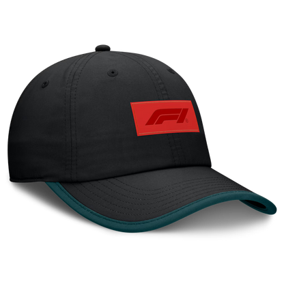 Formula 1 Pacer Classic Unstructured Cap Black | Unisex Adjustable F1 Baseball Hat