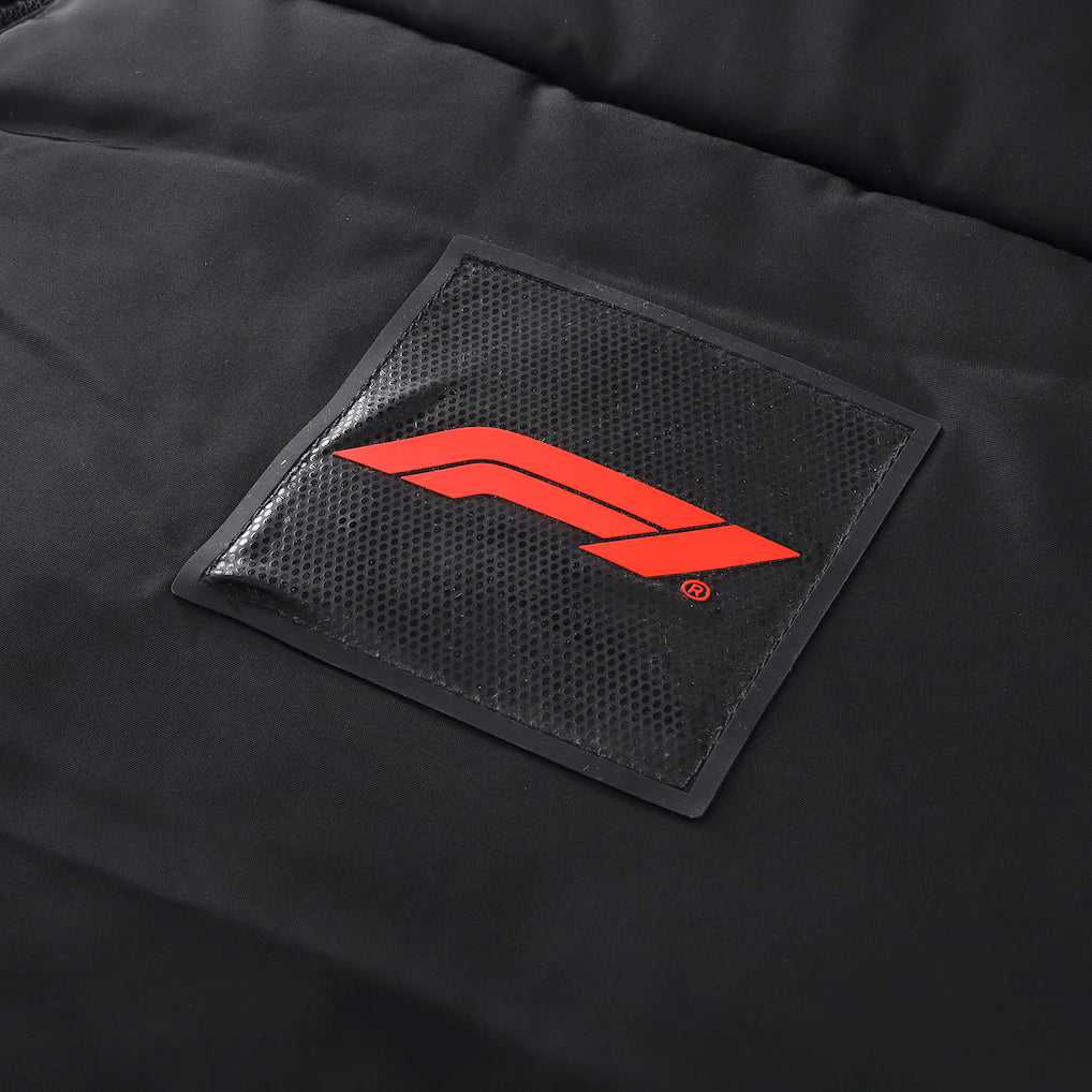 Formula 1 Replica Puffer Jacket Black | Unisex F1 Winter Motorsport Insulated Jacket