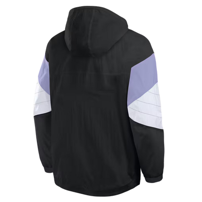 Formula 1 Street Windbreaker Jacket Black | Premium F1 Hooded Pullover Windbreaker Unisex