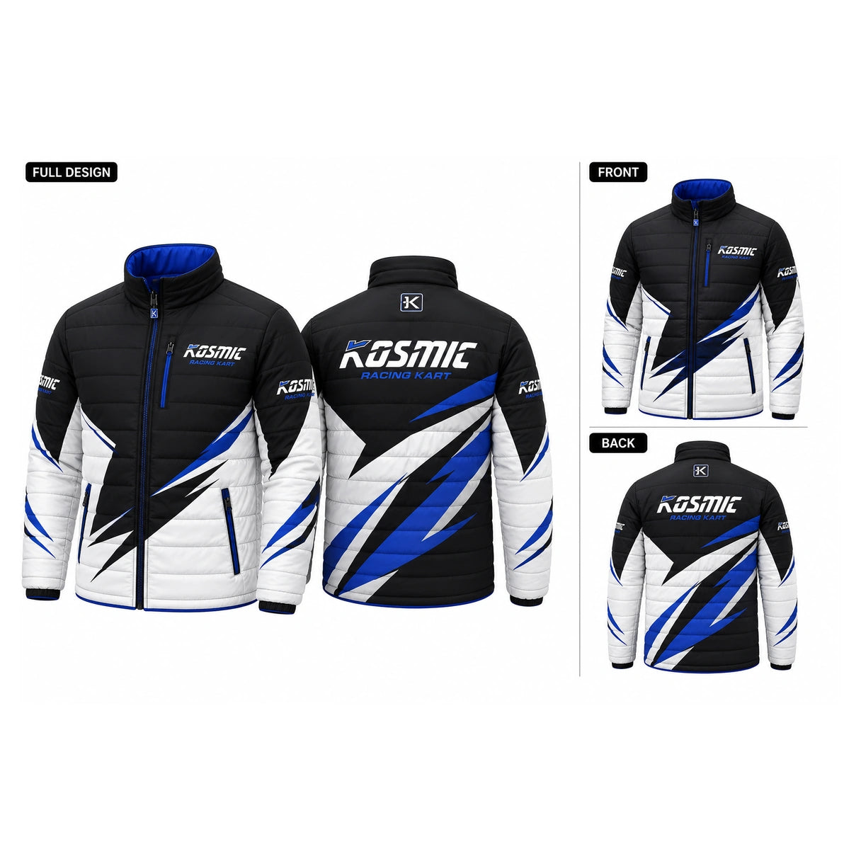 Kosmic Racing Kart Puffer Jacket