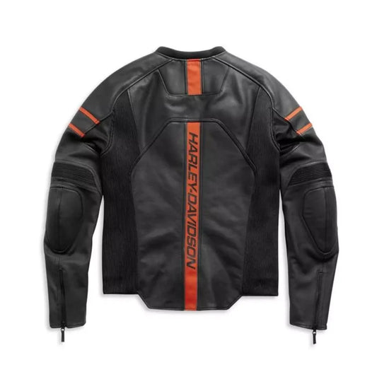 Harley-Davidson Rare Racing Leather Motorcycle Jacket for Men