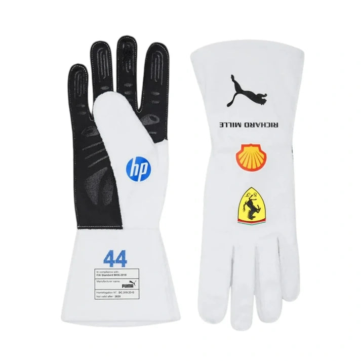 Lewis Hamilton 2025 Ferrari Miami GP F1 Racing Gloves Apex Karting Gear