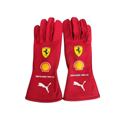 Lewis Hamilton 2025 Ferrari F1 Racing Gloves – HP Racing Gloves Apex Karting Gear